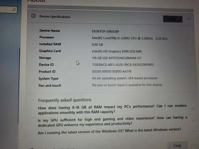 HP Laptop For Sale