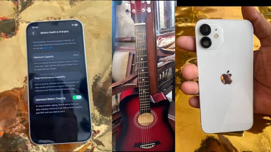 Apple iPhone 12 and guitar sale