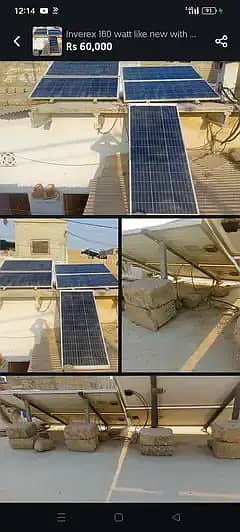 Inverex Solar panels,Stac Washing machine,12vol,t Pani ka motor,Stapli