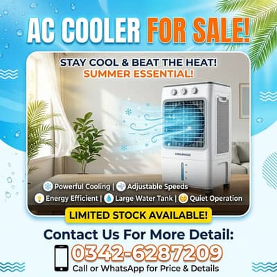 Room Coolers/Electric plastic body Coolers for sale/all size available