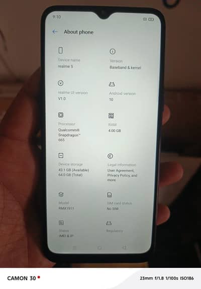 Realme 5 4/64 approved only set