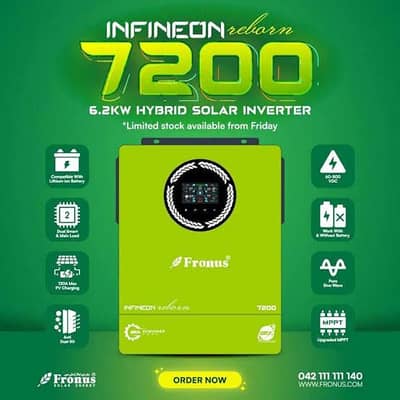 fronus Infineon reborn 6kw hybrid solar Inverter