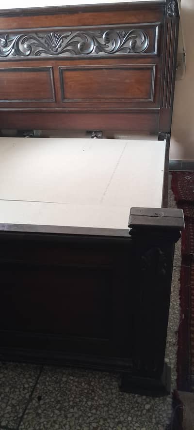 Wooden bed set