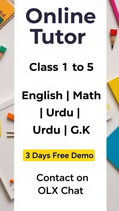 Online Tutor for Class 1-5 | Free Demo Available