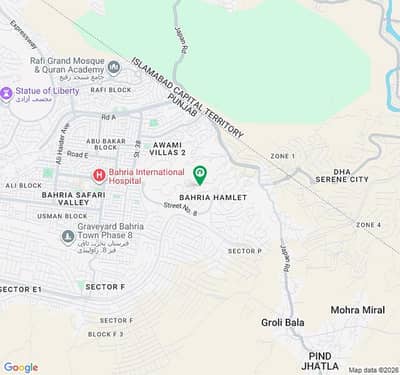 A Very Good Location Plot For Sale In Bahria Hamlet, No Filling, Rawalpindi