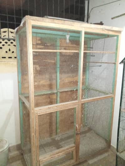 wooden Cage for Finches and parrot