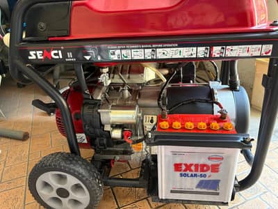 SENCI SC8500E 6kVA Dual Fuel Generator - Petrol + LPG - Self Start