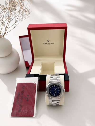 Watch/PATEK PHILIPPE  STYLE STAINLESS STEEL WRIST WATCH/Branded Watch
