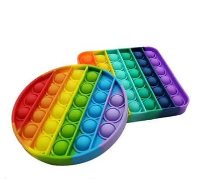 RAINBOW POP IT FIDGET TOY FOR KIDS STRESS RELIEF