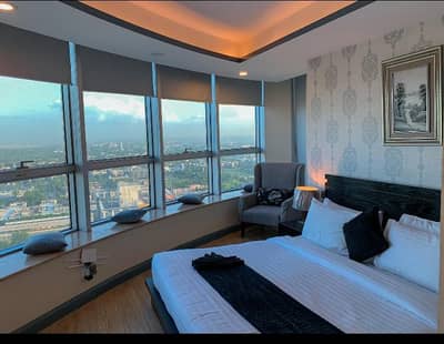 Luxurious 1bed margallah view apt new furnished at centouraus mall