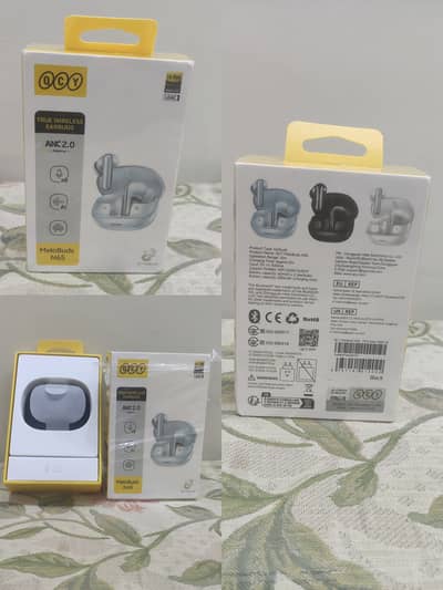 QCY MeloBuds N65 HT21 TWS -60dB A-ANC, LDAC, 8-Mics,50Hrs,Gyro,3 dev