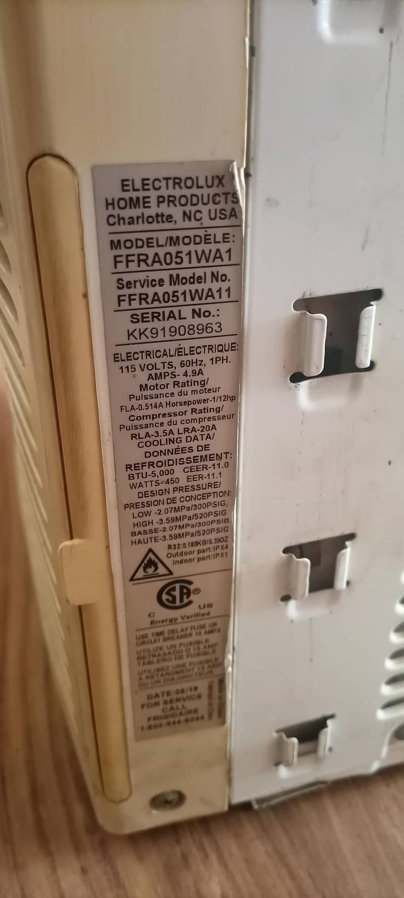 Window AC 115 volt 3