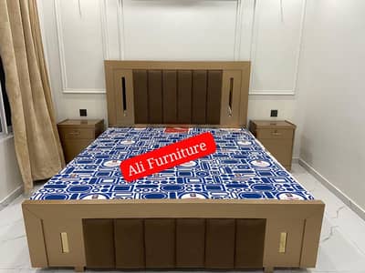 Woodend bed set / King bed/ Latest Design.