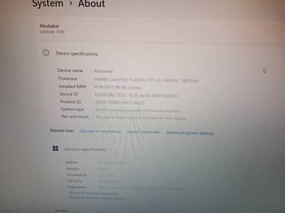 Dell Latitude 3590 Laptop for Sale – Excellent Condition
