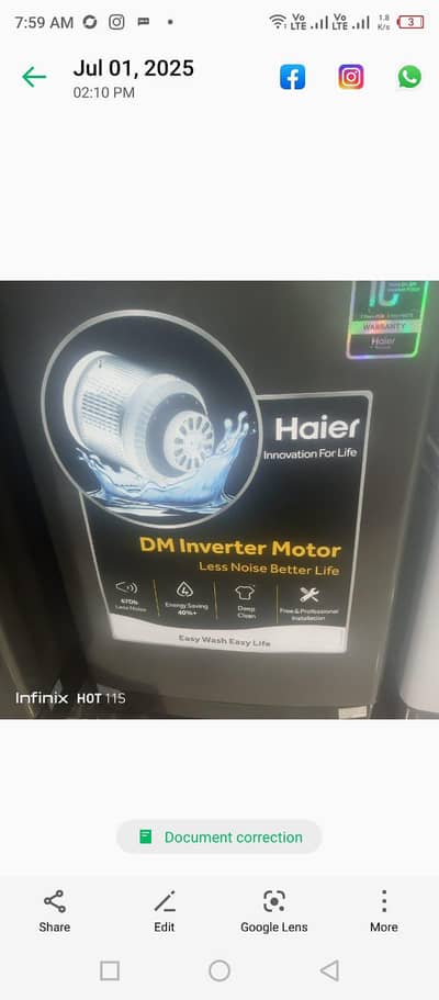 15kg Haier HMW-150-B1678S8