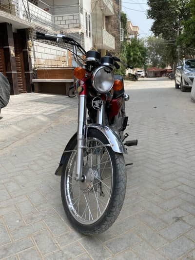Honda CG 125 1986 Model for sale karachi number