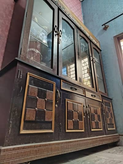 Wooden Bartan Almirah