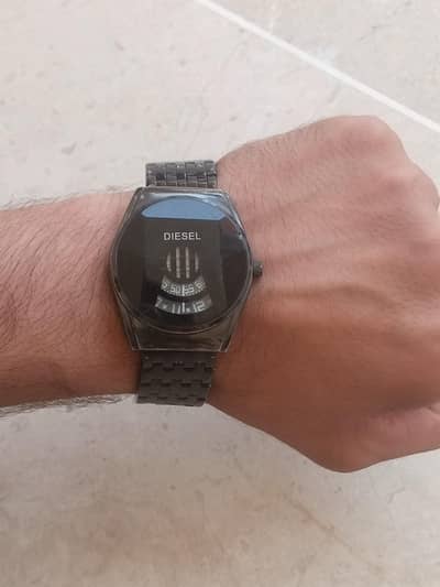 Diesel Original Black Metal Watch - Excellent Condition