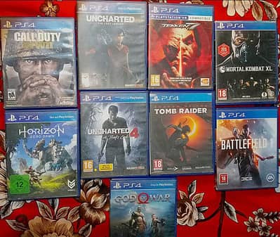 PS4  9 Games Bundle