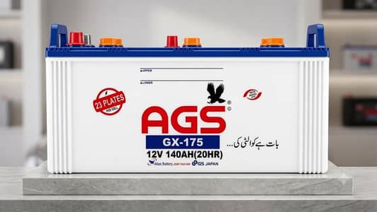 AGS GX-175 Heavy Duty Battery (12V, 140AH)