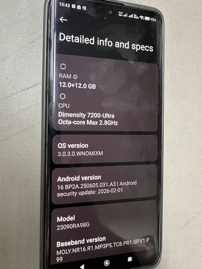 Redmi Note 13 Pro Plus With box and accessories