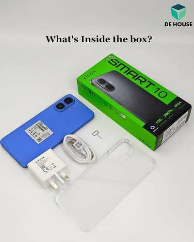 Infinix Smart 10 4/128 new phone open box