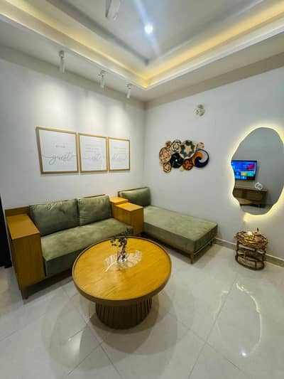 Per day 1bed ROM full furnished apartments safe and scour 100%coupe allow