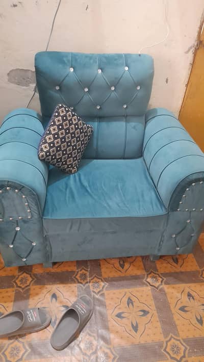 velvet high quality big size sofa set