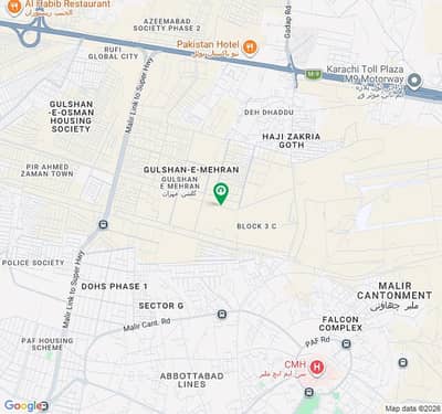 400 sq. yards Plot Available for Sale West Open Corner At Gulshan E Mehran 2D