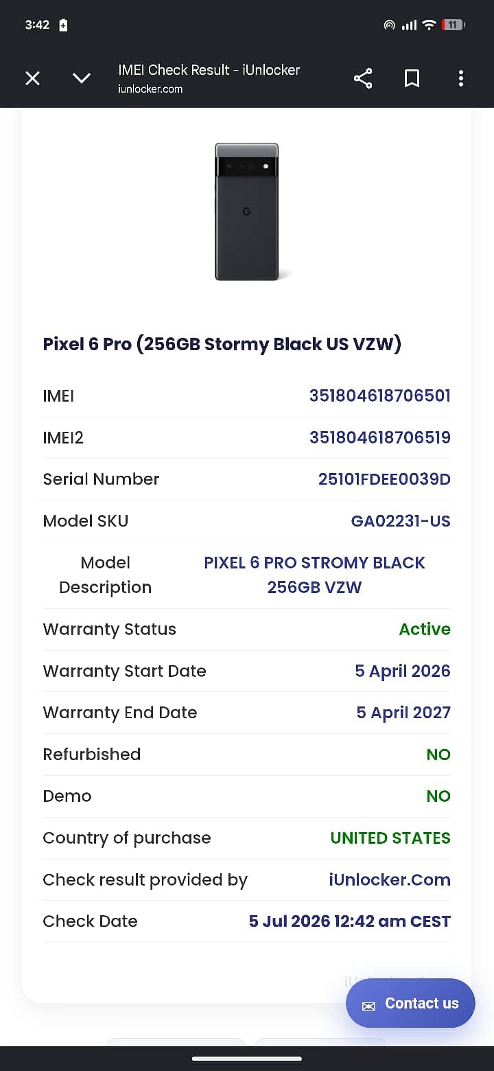 Google Pixel 6 Pro 4