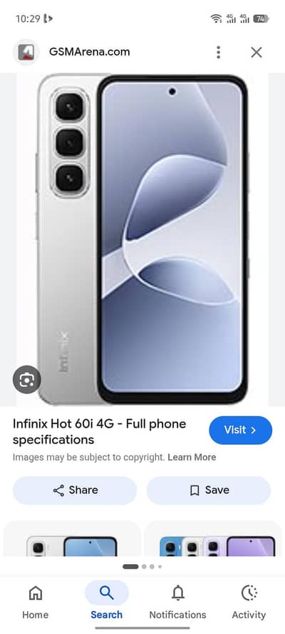 infinix hot 60i 6/128
