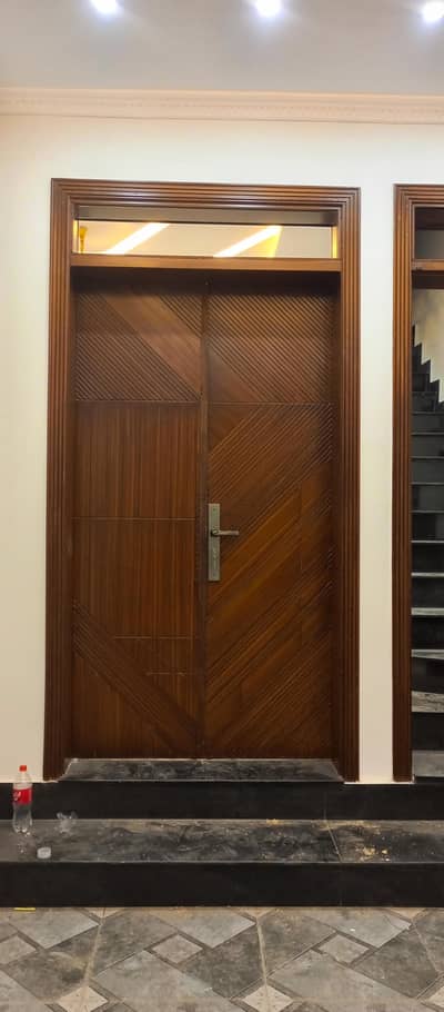 wood doors hdf/hdx water proof semi solid