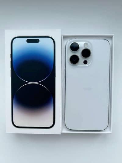Apple iPhone 14 Pro Max 10/10 80% health with box 128 jv sim time ha