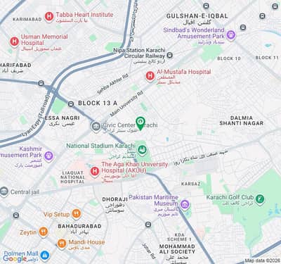 585 Square Yards Residential Plot For Sale In Gulshan-E-Iqbal - Block 17