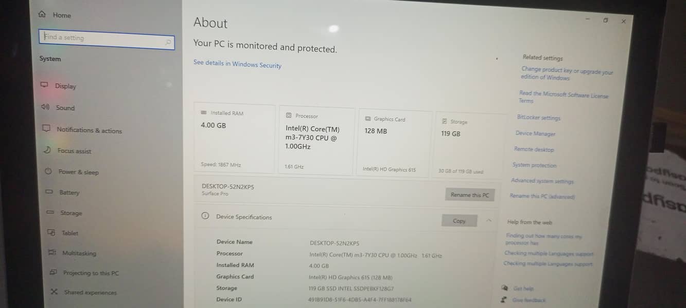 Microsoft surface pro 2017 1