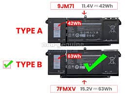 Dell latitude 7420 orginal battery