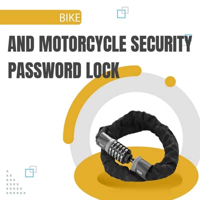 Bike And Motorcycle Security Password Lock - Wheel Up Bike Bicycle 5