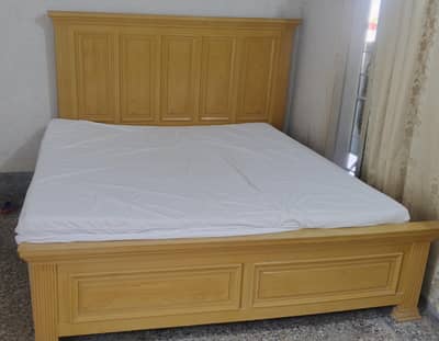 Double bed with 2 side tables & dressing comolete set