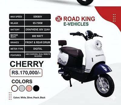 road king electric scooty