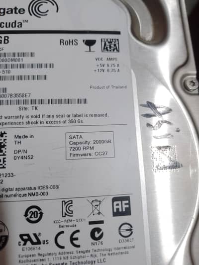 HARD DRIVE FOR PC/DVR(03327944046)