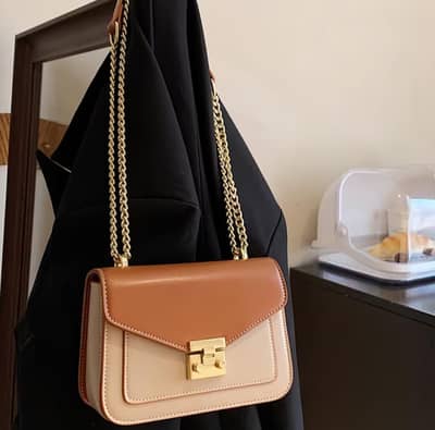 mini turnlock square shoulder bag