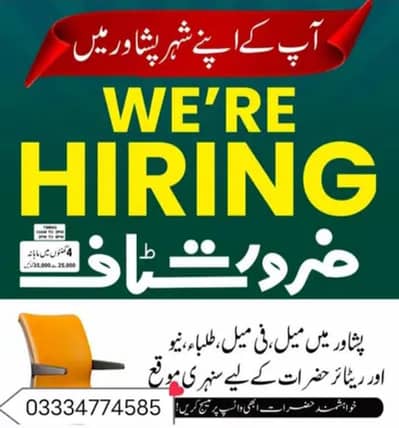 office work male and female required