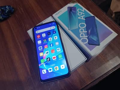 OPPO A92.8+3GB/128GB NO PTA FULL BOX