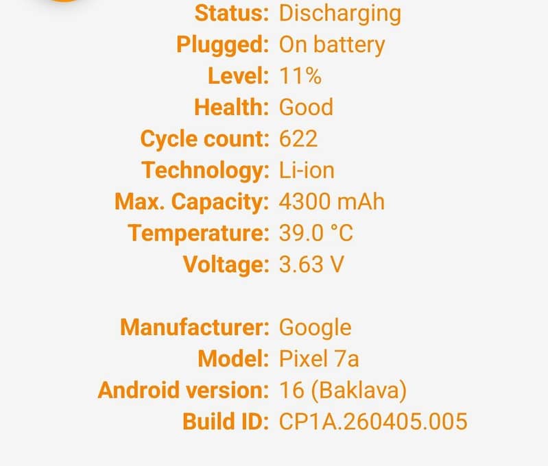 Google Pixel 7a 8