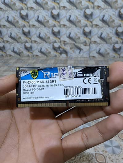 16 GB Ram DDR 4 Ripjaws