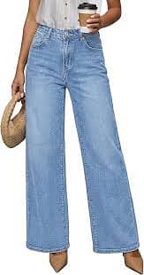 Zara Light Wash Wide-Leg Denim Jeans – Excellent Condition
