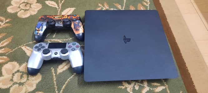 PS4 Slim 1TB | Excellent Condition  2 Controllers  Complete Setup
