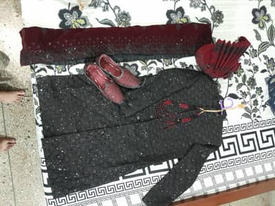 shairwani set kat Dana work embroidery wok