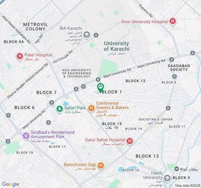 Residential Plot For Sale Situated In Gulistan-E-Jauhar - Block 1