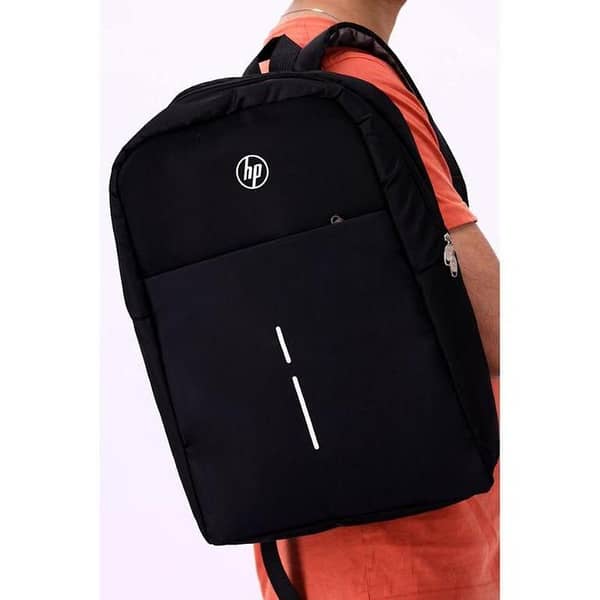 HP Original Premium Laptop Backpack | Water Resistant Shockproof Anti-Theft Business Travel Laptop Bag with USB Charging Port | Fits 14", 15", 15.6", 16" & 17" Inch Laptops Office, College, School, University & Travel | Black